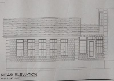 Harmon Builders conceptual drawing of swim spa addition