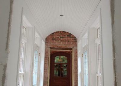 walkway connecting house to new swim spa addition