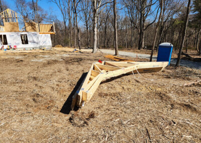 March 9 - Trusses arrived today