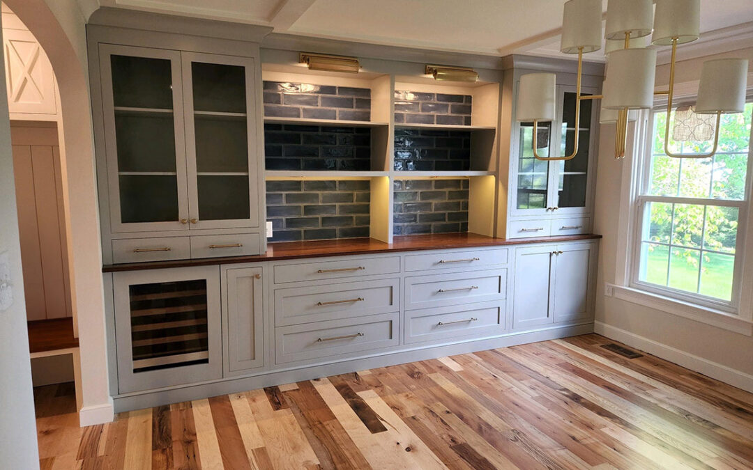 Handcrafted Sunset Strip Dining Cabinetry and Millwork – Frederick, MD
