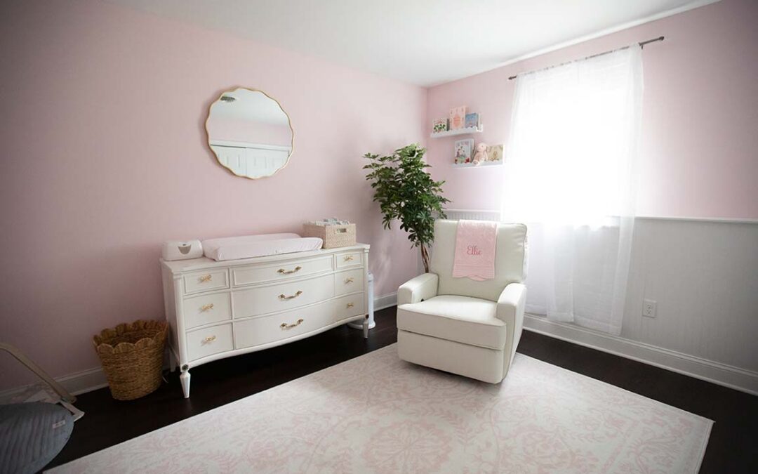 Designing Baby’s Nursery – Custom Molding and Wainscot Paneling