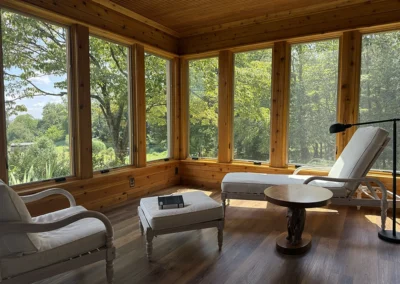 a quiet space for reading, meditation and yoga